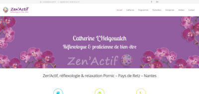 Zen Actif site internet Antiopa 44