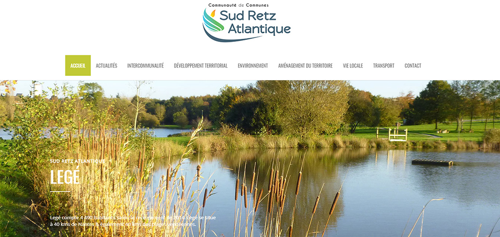  Sud Retz Atlantique - création site internet Antiopa
