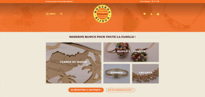 Site Internet antiopa Moderne bijoux à Nantes