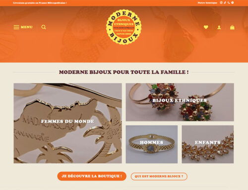Moderne Bijoux, Boutique en ligne