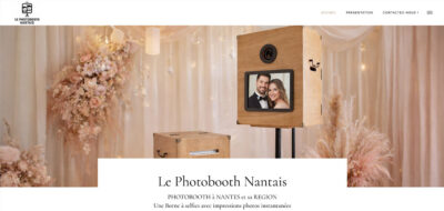 Création site internet saint aignan - professionnels - ANTIOPA - Le Photobooth Nantais